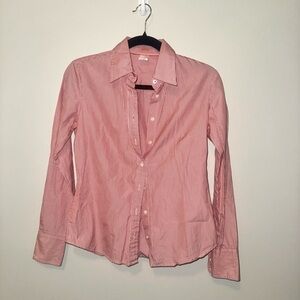 J. Crew Red Striped Shirt